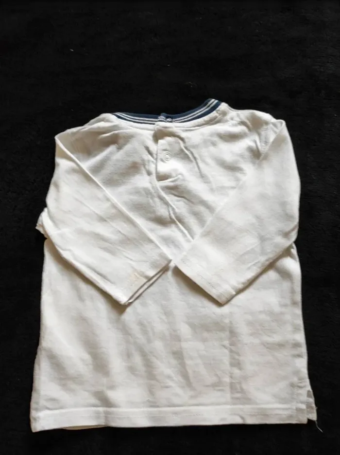 Tee shirt manches longues lulu castagnette 12 mois - photo numéro 2