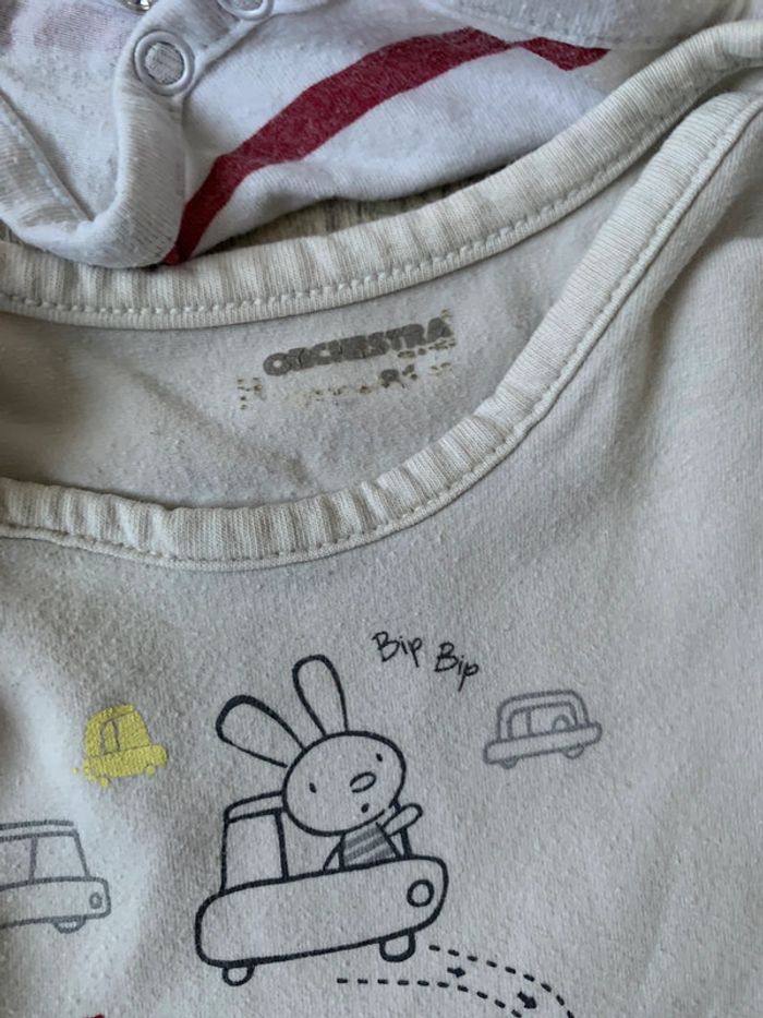 Lot 6 bodys 18 mois - photo numéro 4