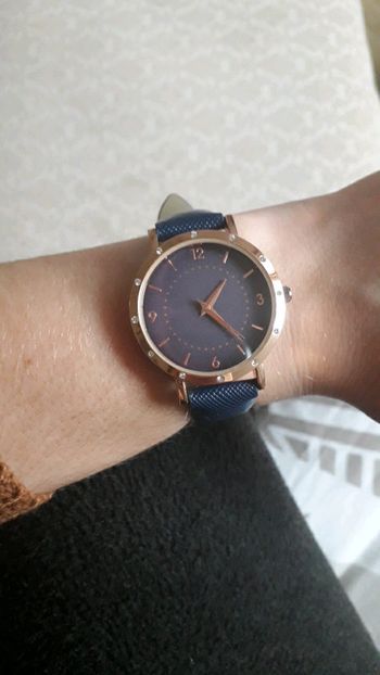 Montre Rose gold/Bleu marine
