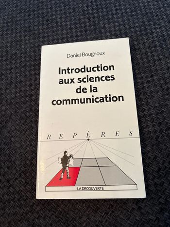 Livre introduction aux sciences de la communication