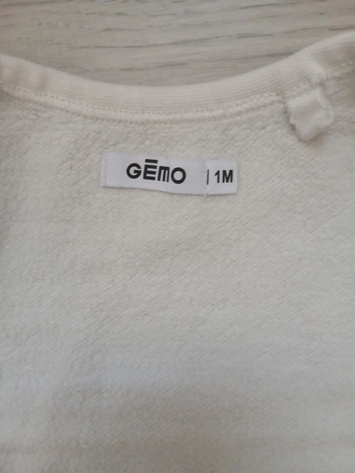 Pull, sweat ~ Gemo ~ 1 mois (54cm) - photo numéro 3