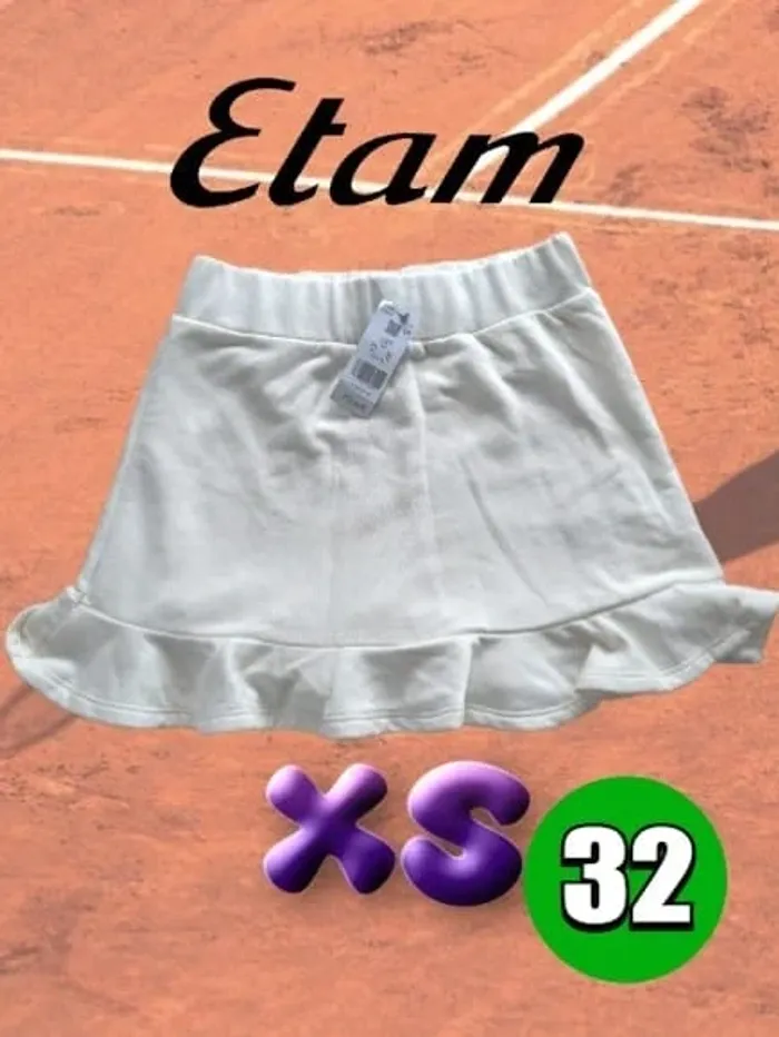 Jupe-short de sport Etam taille XS 32 - photo numéro 2