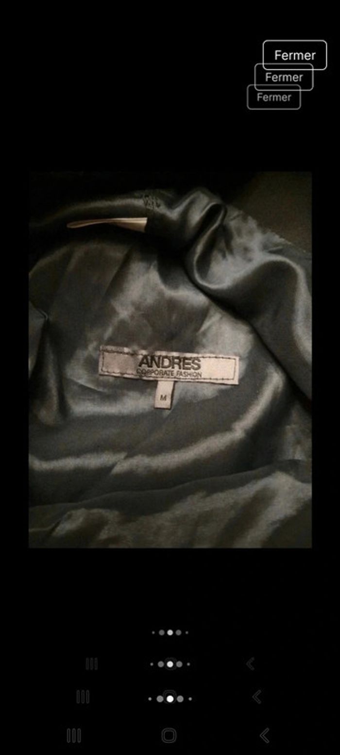 Jolie Chapeau femme noir Andres taille M 58cm - photo numéro 10