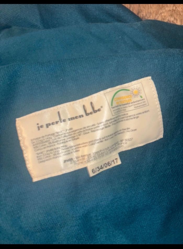 Écharpe de portage je porte mon bébé - photo numéro 2