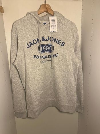 Hoodie gris JACK & JONES – Taille M