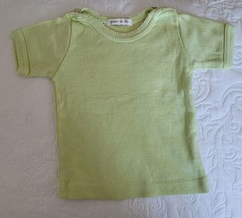 T-shirt vert Grain de blé