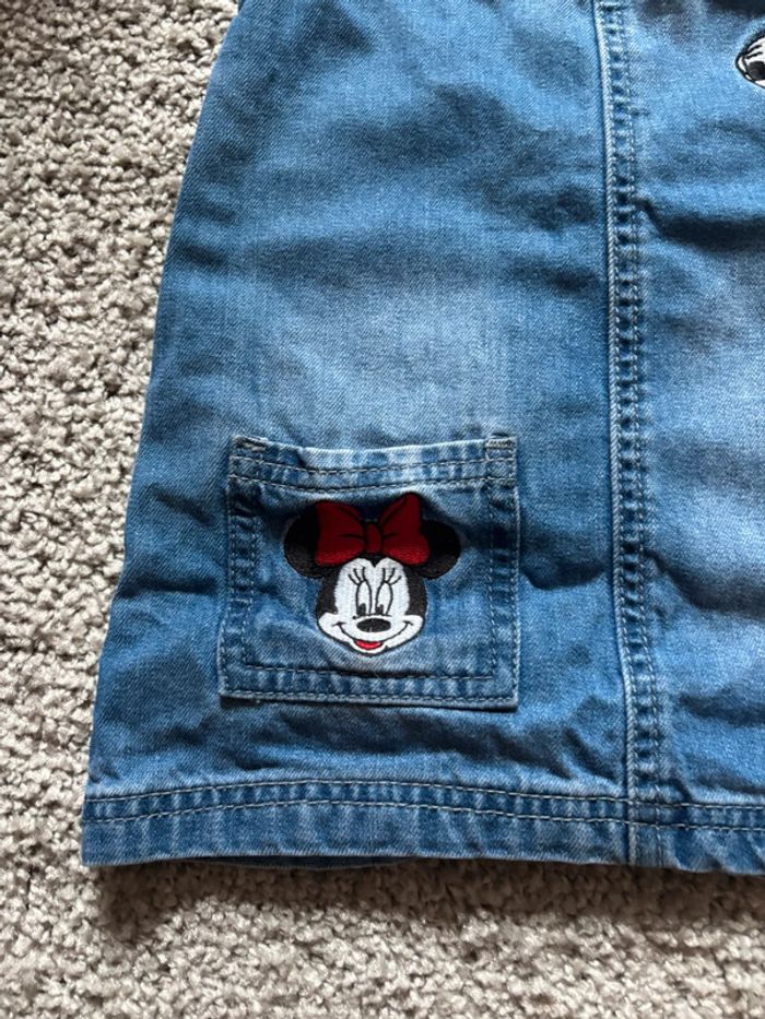 🌺Robe en jeans bleu Disney Minnie Taille 12-18mois/86cm🌺 - photo numéro 2