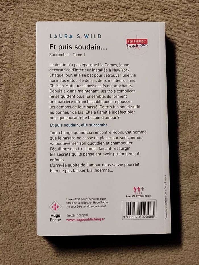 Et puis soudain - Succomber tome I - Laura S. Wild Laura S. Wild - photo numéro 2