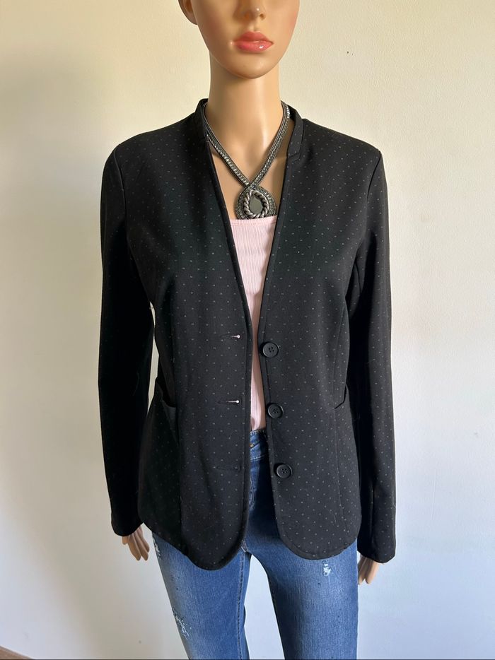 Blazer noir à pois Street One taille française 40 excellent état