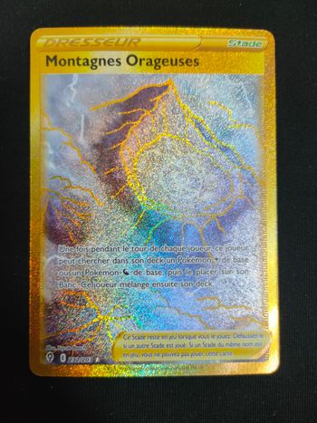 Montagnes Orageuses 232/203 Gold Épée et Bouclier Évolution Céleste EB7