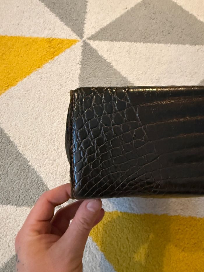 Sac à main en cuir vintage - photo numéro 6