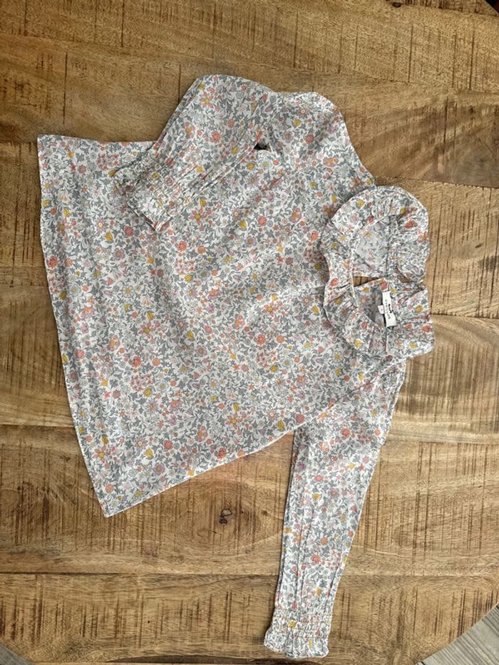 Blouse liberty 4 ans cyrillus - photo numéro 2