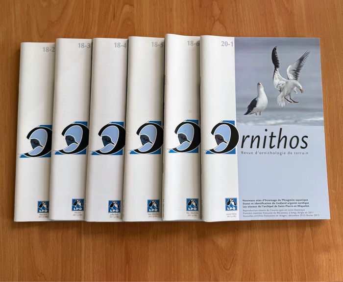 Lot de 6 revues Ornithos