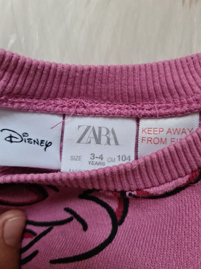 Sweat minnie zara 3/4ans - photo numéro 3