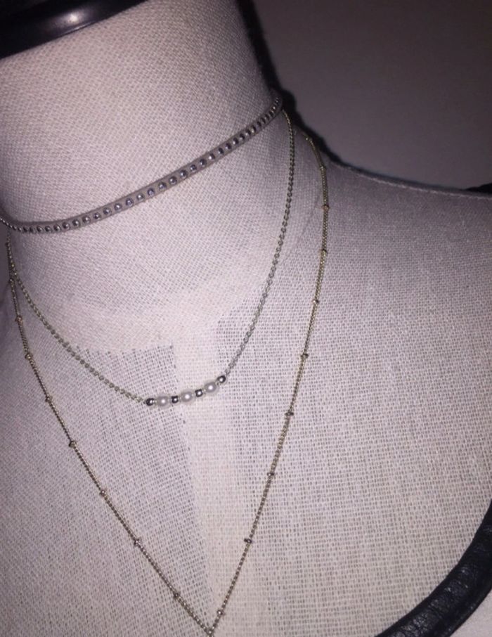 Collier 3 en 1 🎀 Claire's 4€ - photo numéro 2