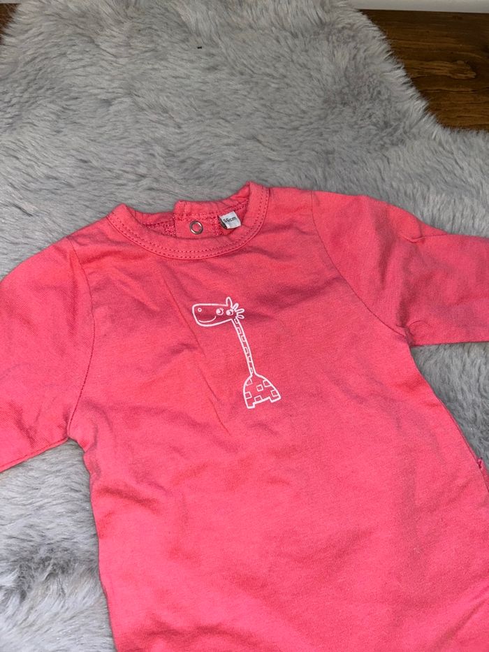 Pyjama fin rose girafe - 1 mois - photo numéro 2