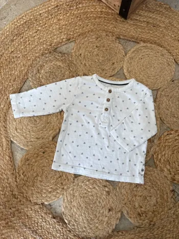 t-shirt manches longues Kiabi 3 mois