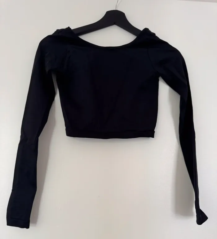 Crop top manche longue