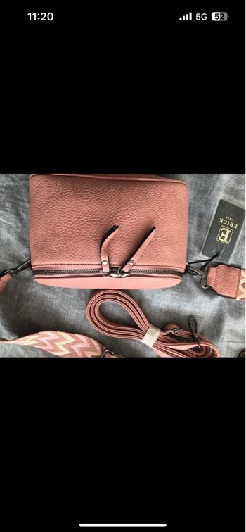 Sac a bandoulière rose