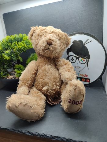 Peluche Burberry fragrances Ours 2008 beige fourrure marron Ancien Collection