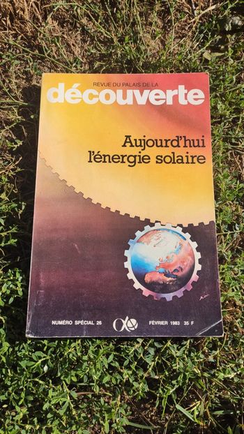 Aujourd'hui, l'énergie solaire