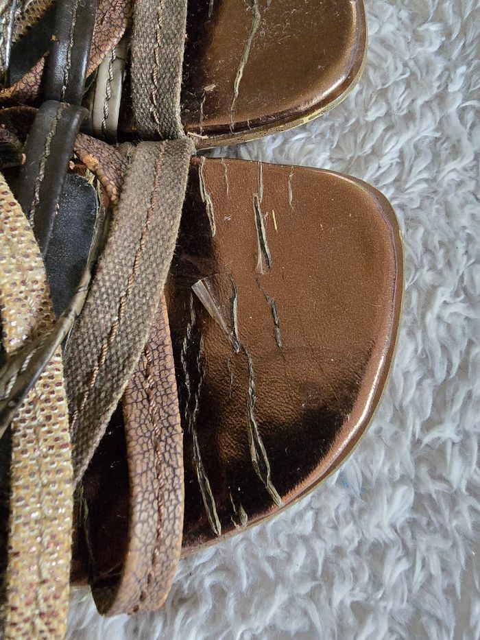 Sandales 🍒vintage 90 Gino ventori🍒pointure 38 non négociable - photo numéro 4