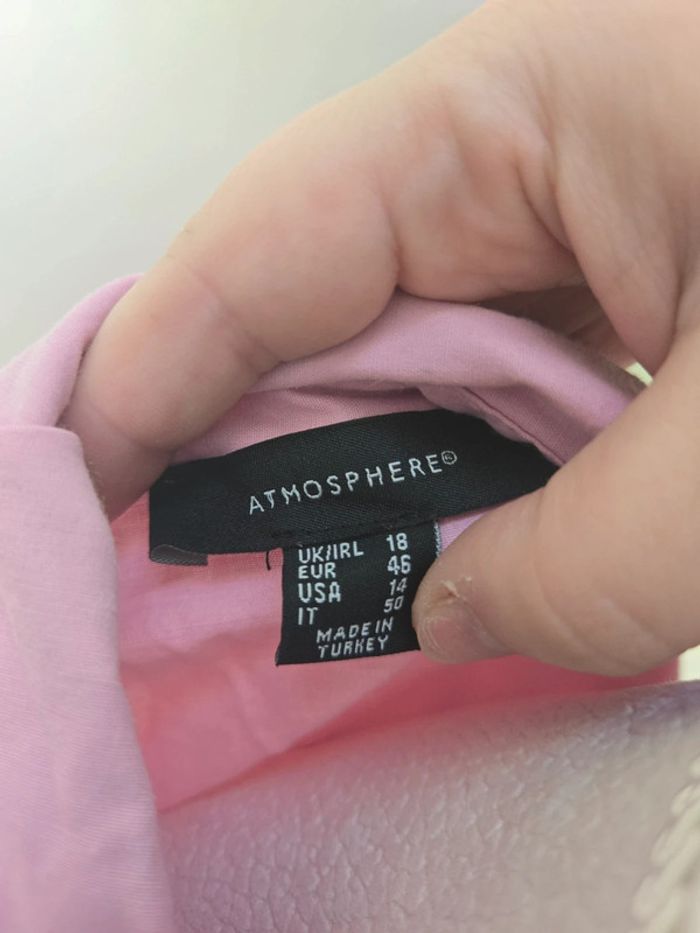 Chemisier rose Atmosphère Taille 46 - photo numéro 4