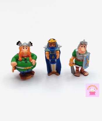 Lot de 3 mini figurines d'Astérix Kinder