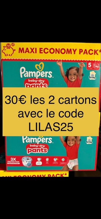 172 couches Pampers baby dry taille 5