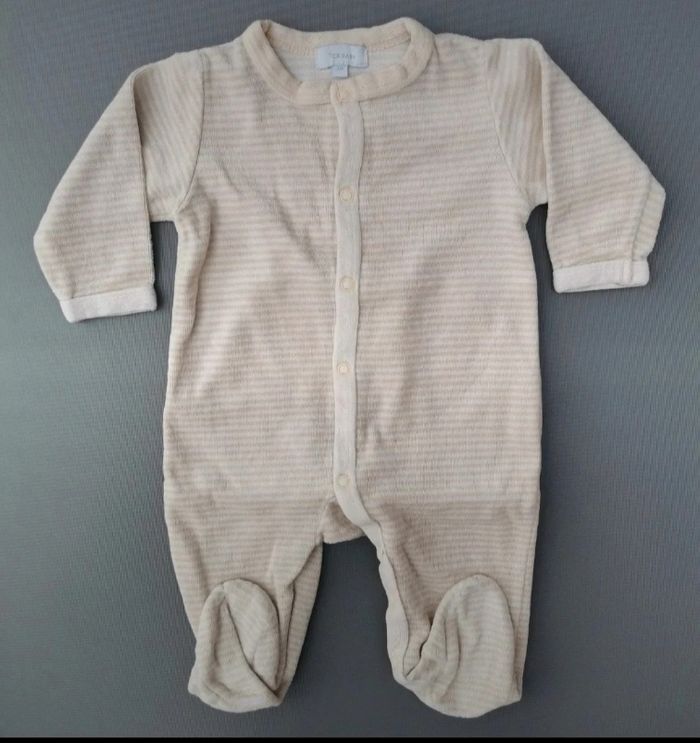 Lot de 5 pyjamas 1 pièce velours 3 mois garçon Tex - photo numéro 2
