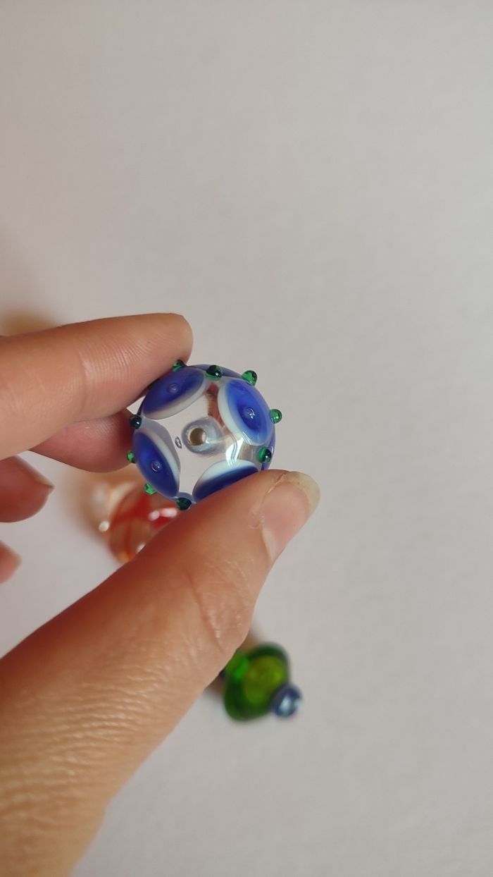 Lot perles en verre de Murano - photo numéro 7