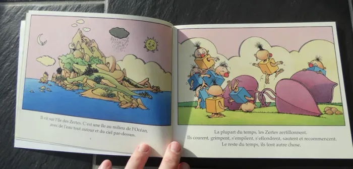 Livre "Sur l'île des Zertes" Claude Ponti neuf - photo numéro 4