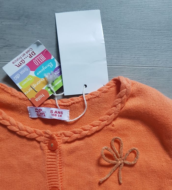 Gilet/boléro fille DPAM 5 ans - photo numéro 6