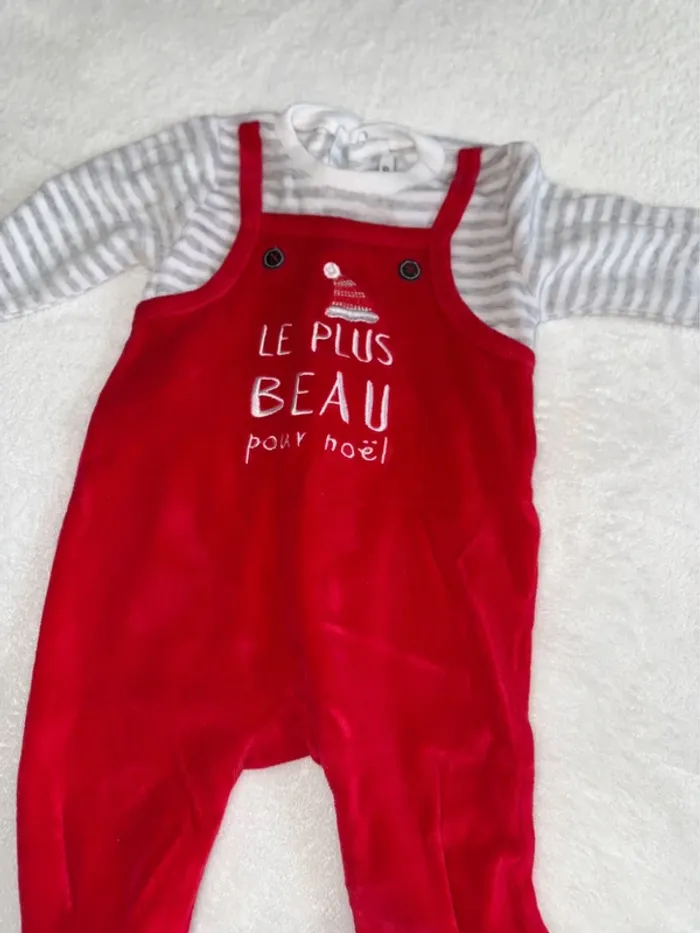 Pyjama une pièce Noël 18mois - photo numéro 2