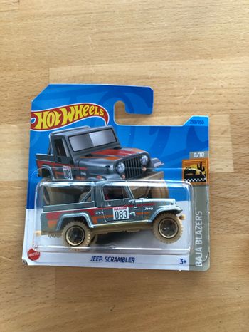 Miniature hot wheels Jeep scambler