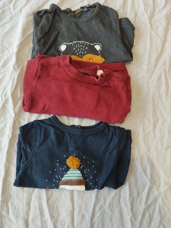 Lot haut manche longue