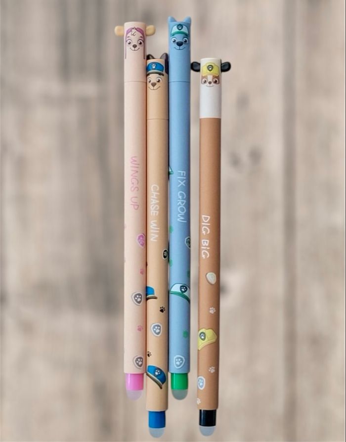 Lot de 4 stylos effaçables Pat Patrouille Neuf - photo numéro 3