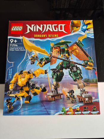 Lego 71794 L’équipe de robots des ninjas Lloyd et Arin NEUF ET SCELLÉ
