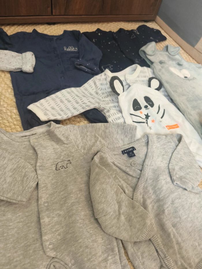 Lot de pyjamas naissance - photo numéro 4