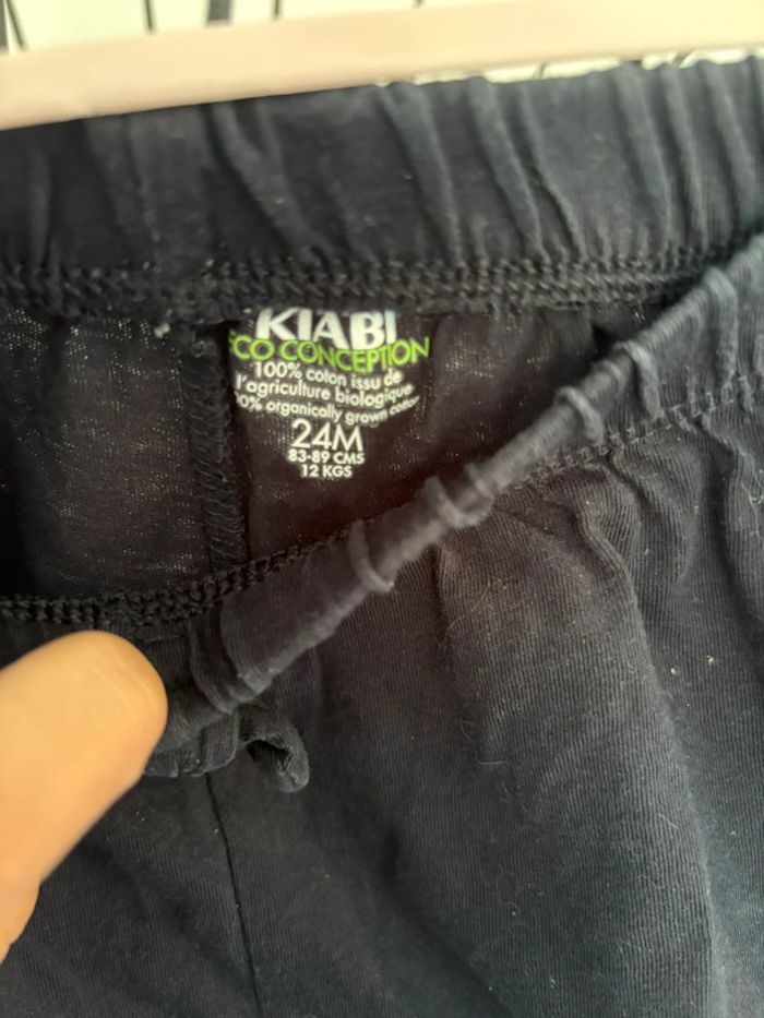 Short bleu marine Kiabi – Taille 24 mois (83/89 cm) - photo numéro 2