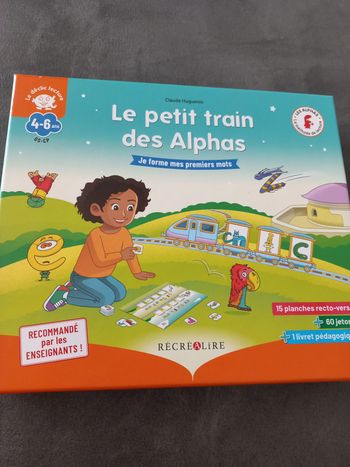 Le petit train des alphas éditions récréalire jeu