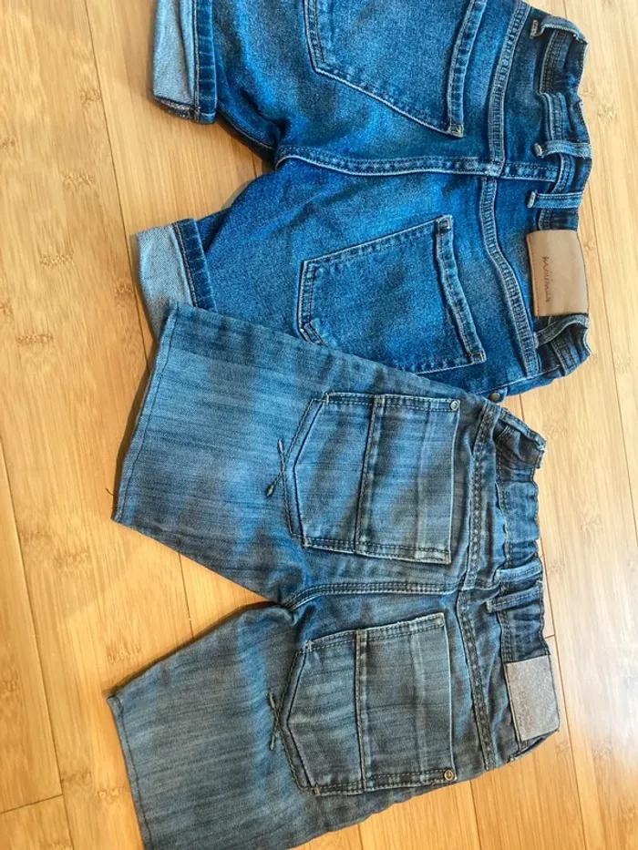 5 ans - Set de 2 jean short en jean - photo numéro 6