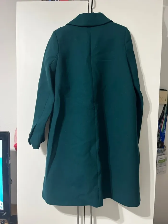 Manteau Gérard Darel vert en laine - photo numéro 4
