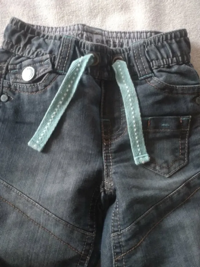 Pantalon Jean Garçon 6 Mois - photo numéro 2