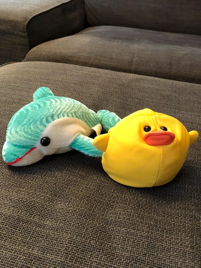 Lot de deux peluches - photo numéro 2