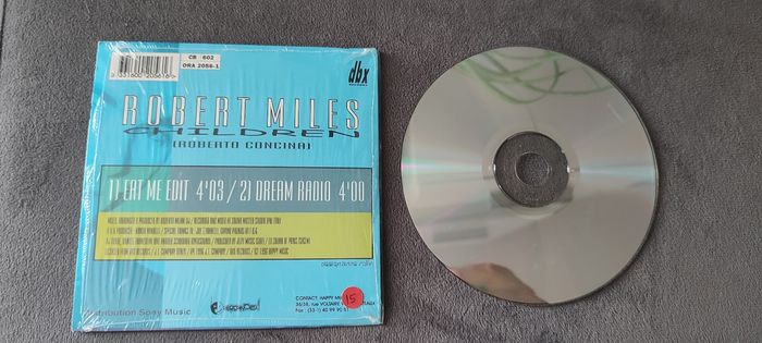 CD 2 Titres Robert Miles - Children - photo numéro 3
