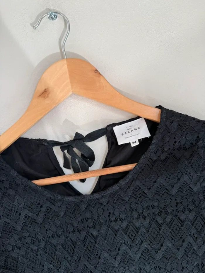 Blouse noire Sézane - photo numéro 3