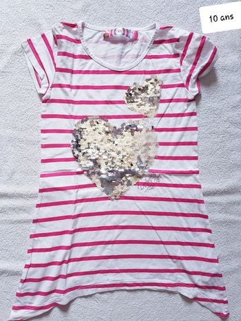 Tunique desigual 10 ans