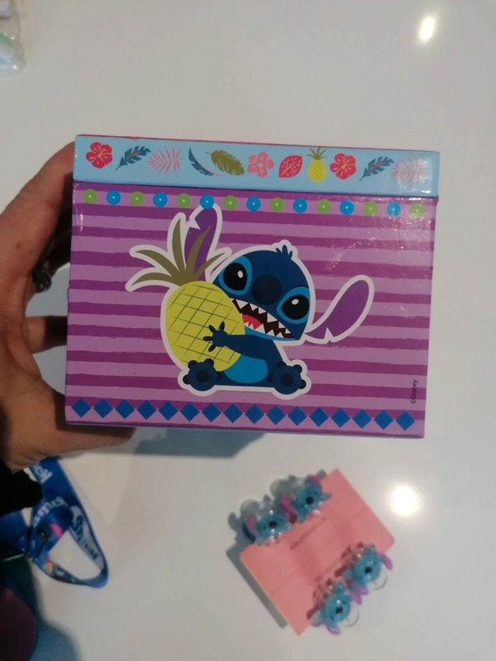 Ensemble sac Stitch, pinces Stitch,coffre bijoux Stitch 👧🏻 - photo numéro 6