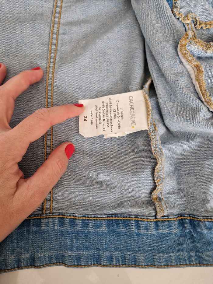 Veste en jeans. - photo numéro 2